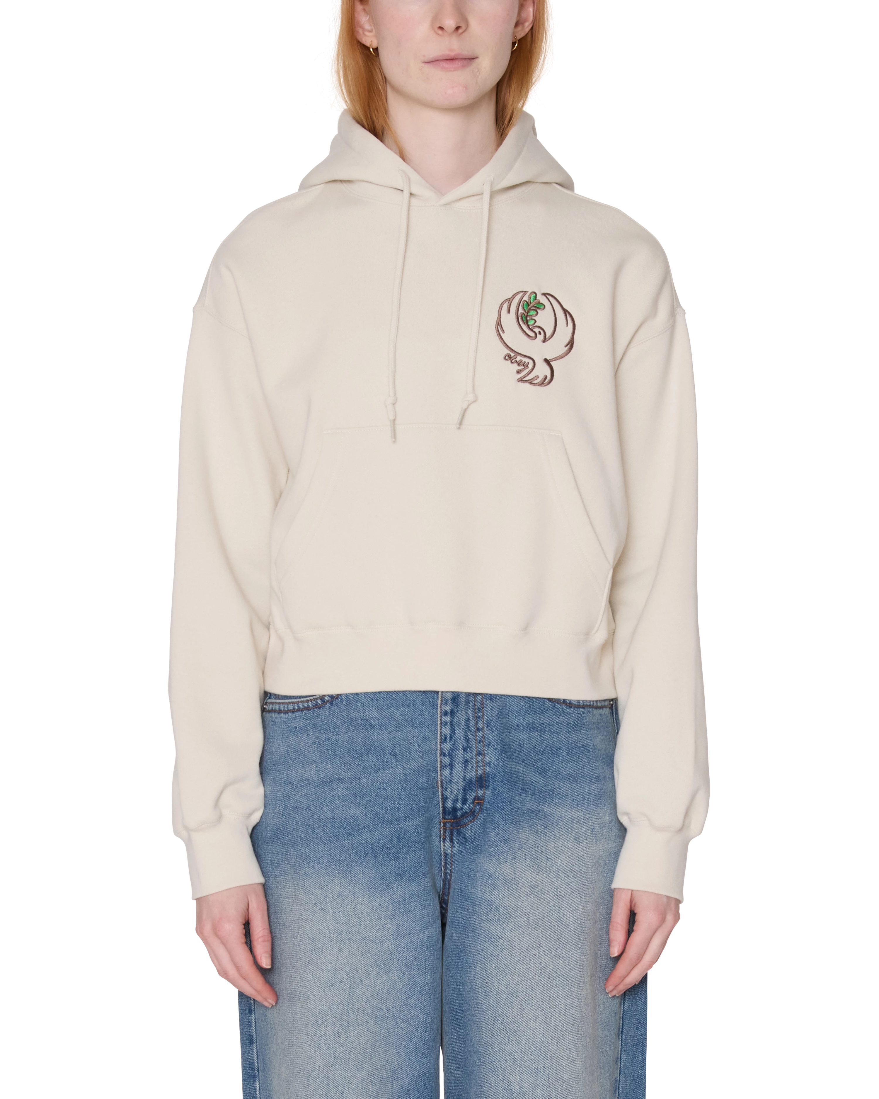 OBEY DOVE CROPPED HOOD - Tôpette Skateboards & Lifestyle